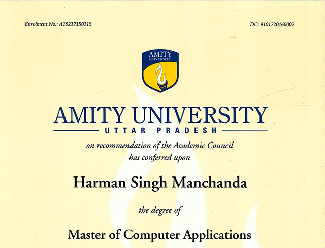 Master of Computer Applications (M.C.A)