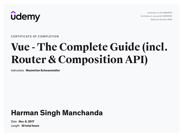Vue.js 2 - The Complete Guide (incl. Vue Router & Vuex)