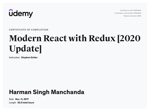 Modern React with Redux