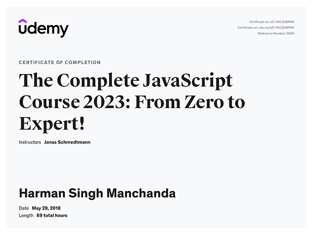 The Complete JavaScript Course 2018: Build Real Projects