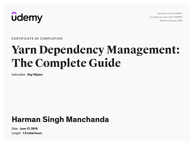 Yarn Dependency Management