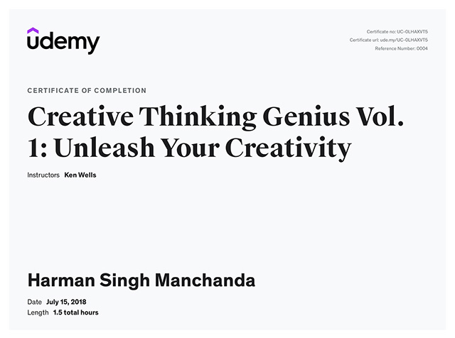Creative Thinking Genius Vol. 1: Unleash Your Creativity