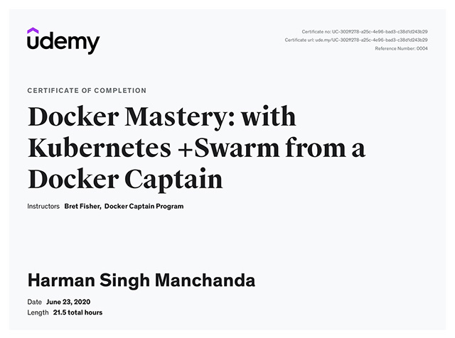 Docker Mastery: with Kubernetes + Swarm from a Docker Captain