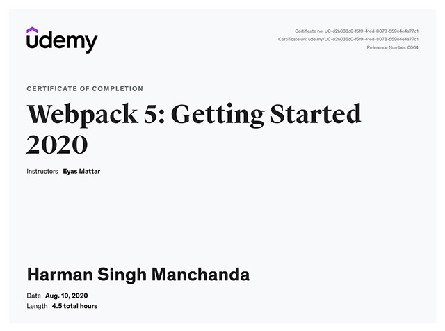Webpack 5: The Complete Developer's Guide 2020