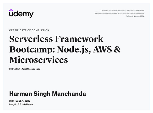 Serverless Framework Bootcamp: Node.js, AWS & Microservices