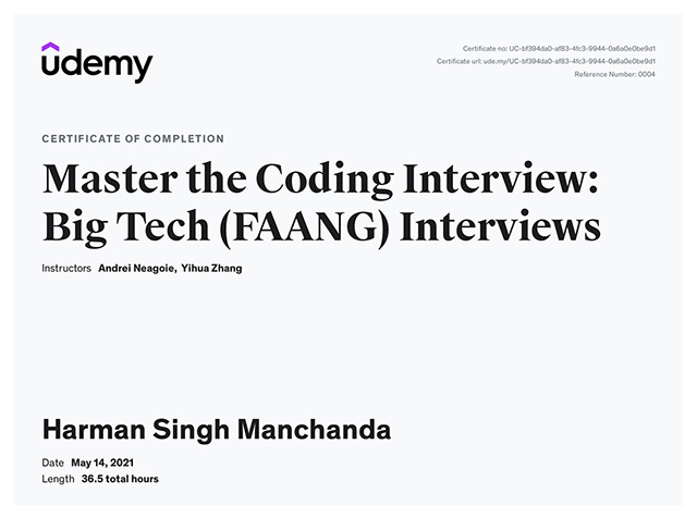 Master the Coding Interview: Big Tech (FAANG) Interviews